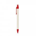 MILINK. Химикалка от 100% рециклирана хартия - червен