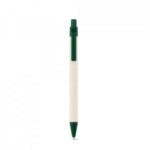 MILINK. Химикалка от 100% рециклирана хартия - Тъмнозелено