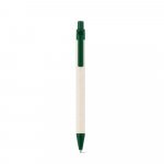 MILINK. Химикалка от 100% рециклирана хартия - Тъмнозелено