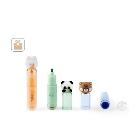 TROPICAL. Set mit 3 Stiften f&uuml;r Kinder in ABS