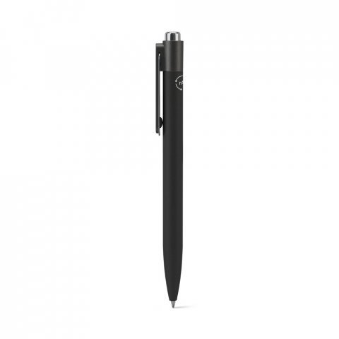 KYLIE. Алуминиева химикалка (94% рециклирана) с иновативна щипка - черно