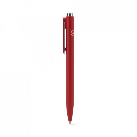 KYLIE. Алуминиева химикалка (94% рециклирана) с иновативна щипка - червен