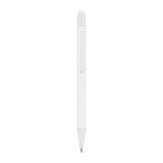CLINT MATE. Kuglepen med et moderne design lavet af genbrugsaluminium (100% rAL) med en mat finish - Hvid