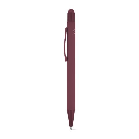 CLINT MATE. Kuglepen med et moderne design lavet af genbrugsaluminium (100% rAL) med en mat finish - Bourgogne