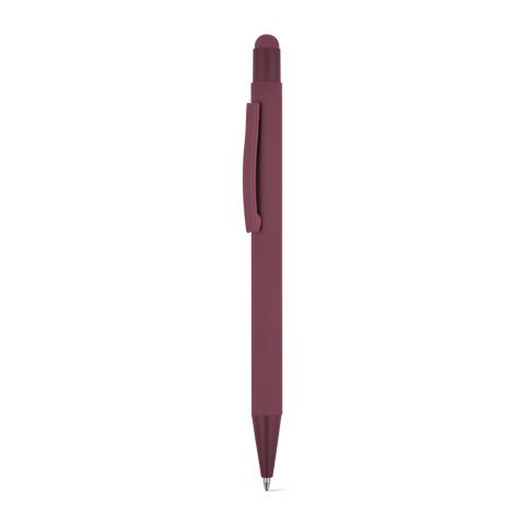 CLINT MATE. Kuglepen med et moderne design lavet af genbrugsaluminium (100% rAL) med en mat finish - Bourgogne