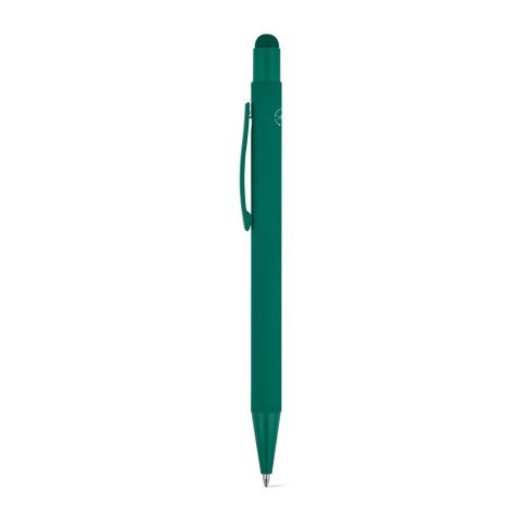 CLINT MATE. Kuglepen med et moderne design lavet af genbrugsaluminium (100% rAL) med en mat finish - M&oslash;rkegr&oslash;n