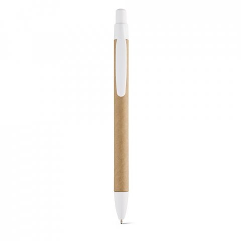 POE. A4 document folder made from 100% recycled paper (450 g/m&sup2;) - Natural