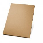 POE. A4 document folder made from 100% recycled paper (450 g/m&sup2;) - Natural