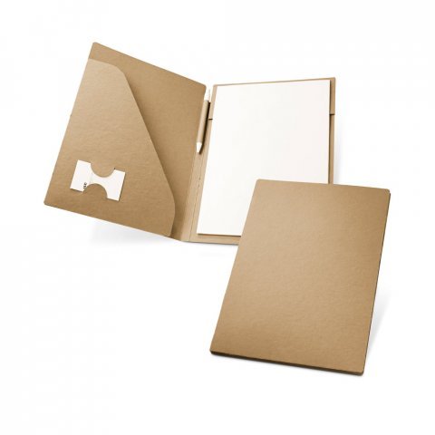 POE. A4 document folder made from 100% recycled paper (450 g/m&sup2;)