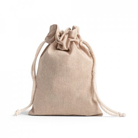 GIBRALTAR. &Aring;tervunnen presentv&auml;ska av bomull (70%), polyester (30% rPET) (140 g/m&sup2;) - Naturf&auml;rg