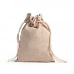 GIBRALTAR. &Aring;tervunnen presentv&auml;ska av bomull (70%), polyester (30% rPET) (140 g/m&sup2;) - Naturf&auml;rg