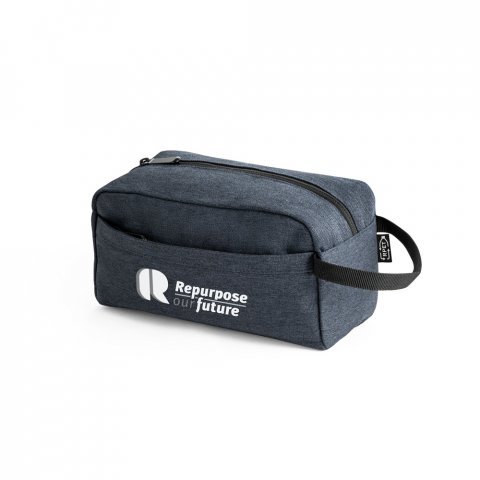 REPURPOSE BAG. Geantă cosmetică 600D poliester reciclat - Albastru