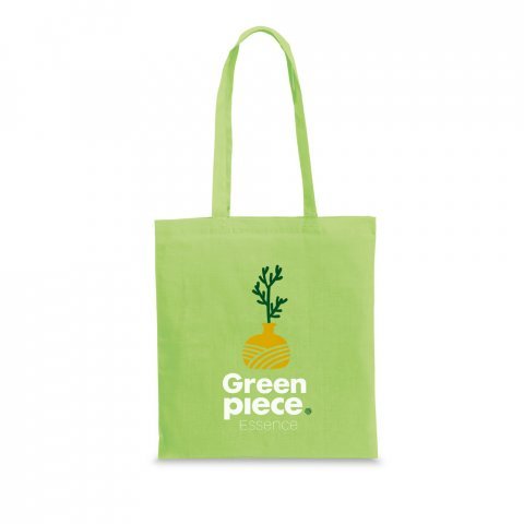 CAIRO. Чанта от рециклиран памук (70%) и полиестер (30% rPET) (180 g/m&sup2;) - Светло зелено