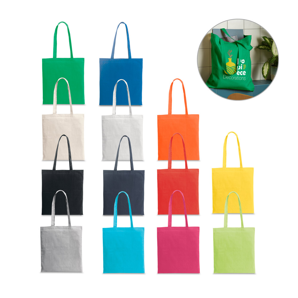 CAIRO. Borsa in cotone riciclato (70%) e poliestere (30% rPET) (180 g/m²)