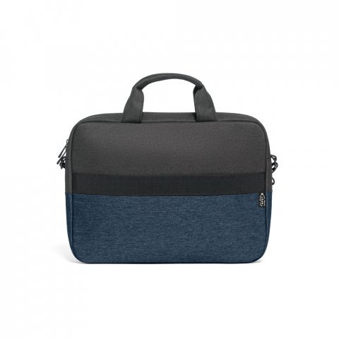 GENOA. Padded laptop bag in 600D high-density recycled polyester 15" - Син