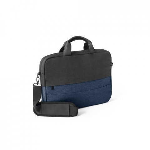 GENOA. Padded laptop bag in 600D high-density recycled polyester 15" - Син
