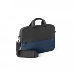 GENOA. Padded laptop bag in 600D high-density recycled polyester 15" - Син