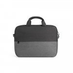 GENOA. Padded laptop bag in 600D high-density recycled polyester 15" - сив