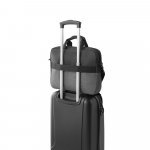 GENOA. Padded laptop bag in 600D high-density recycled polyester 15" - сив