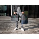 GENOA. Padded laptop bag in 600D high-density recycled polyester 15"