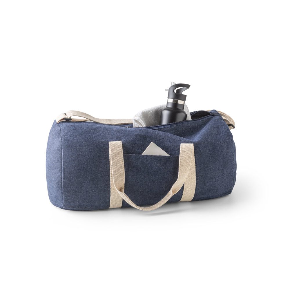 DENIM BAG. Borsa sportiva in denim (300 g/m²)