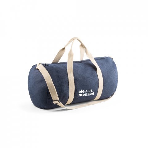 DENIM BAG. Sportv&auml;ska i jeanstyg (300 g/m&sup2;) - Bl&aring;