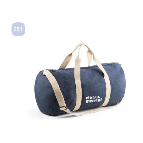 DENIM BAG. Sportv&auml;ska i jeanstyg (300 g/m&sup2;)