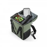 ROMA L. Kylv&auml;ska som ryggs&auml;ck stoppad i &aring;tervunnen polyester 600D ripstop  16L - M&ouml;rkgr&ouml;n