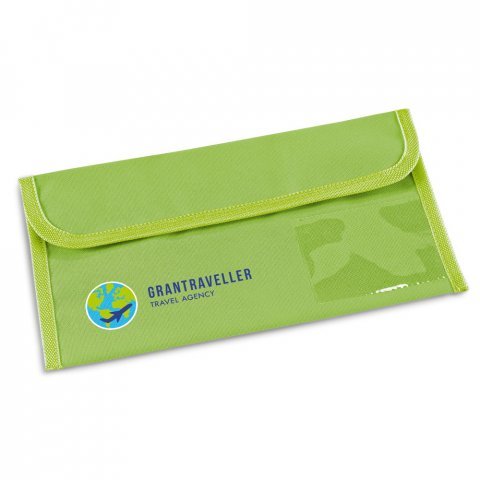 AIRLINE. 600D resedokumentv&auml;ska - Ljusgr&ouml;n