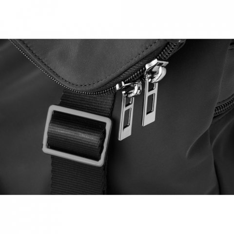 ROVER BACKPACK. Ranac od mikrofibera i PU - Crna