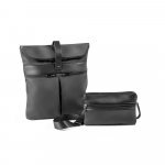 ROVER BACKPACK. Ranac od mikrofibera i PU - Crna