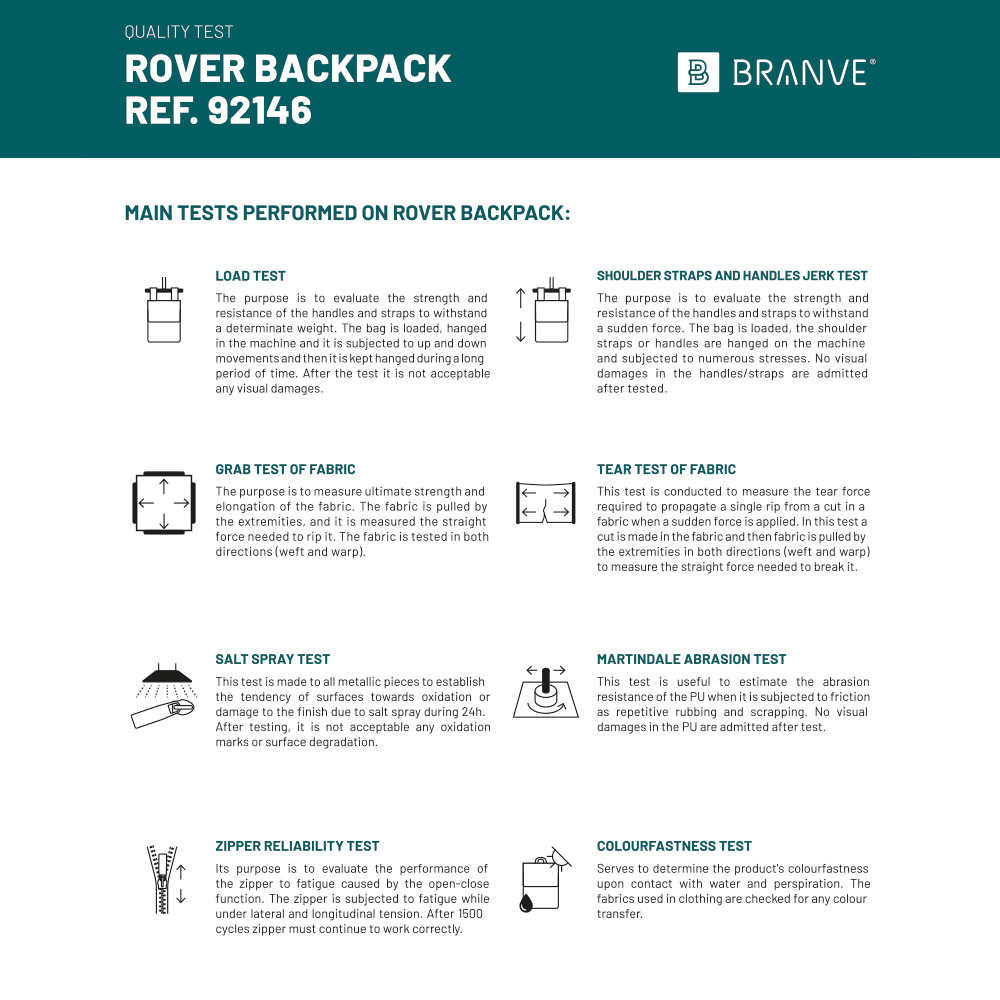 ROVER BACKPACK. Zaino in microfibra e PU