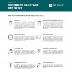 DIVERGENT BACKPACK II. &Sigma;&alpha;&kappa;ί&delta;&iota;&omicron; &pi;&lambda;ά&tau;&eta;&sigmaf; &gamma;&iota;&alpha; laptop έ&omega;&sigmaf; 15,6'' &sigma;&epsilon; ύ&phi;&alpha;&sigma;&mu;&alpha; &kappa;&alpha;&iota; PU