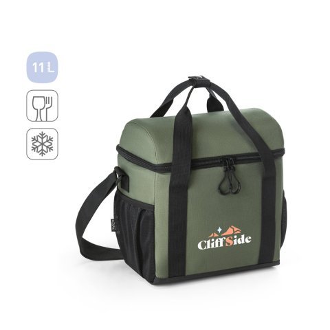 ROMA M. Bolsa t&eacute;rmica acolchada en poli&eacute;ster reciclado 600D ripstop 11 L