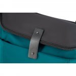 ROVER BACKPACK II. Mochila em tecido e PU - Azul petr&oacute;leo