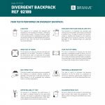 DIVERGENT BACKPACK I. Раница за лаптоп до 15,6'' от деним и полиуретан