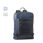 DIVERGENT BACKPACK I. laptop rygs&aelig;k op til 15,6" i denim og PU