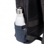 GENOA BPACK. Anti-theft ranac od recikliranog poliestera visoke gustine 600D - Plava