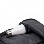 DELFOS. Ryggs&auml;ck i 300D med&aring;tervunnen polyester och 600D med&aring;tervunnen polyester med enkelrem och foder av 210D &aring;tervunnet polyester - Svart