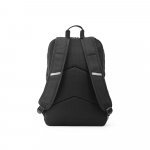 DELFOS BACKPACK. Раница за лаптоп от 300D recycled polyester и 600D recycled polyester със светлоотразителни елементи - черно