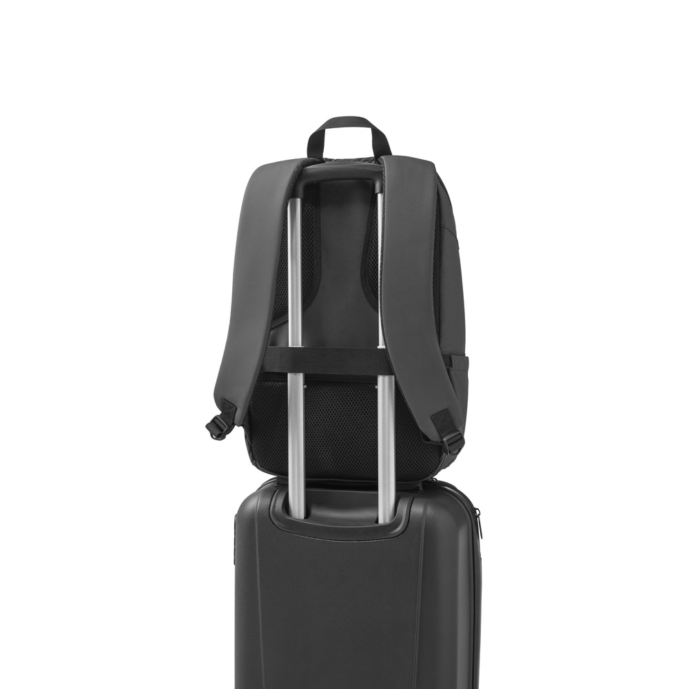 TOULON. Zaino per notebook realizzato in poliestere riciclato 600D ad alta densità 16"