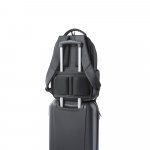 RE-BOSTON. Vedenkest&auml;v&auml; 2Tone-kierr&auml;tysnyloninen kannettavan tietokoneen reppu, jossa on 210D-lokero - Tummanharmaa