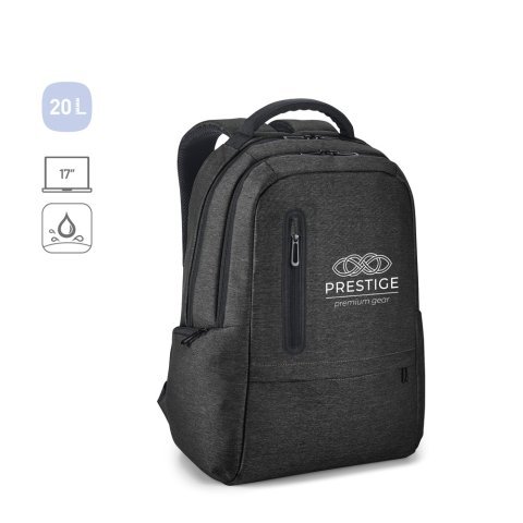 RE-BOSTON. Zaino per laptop in nylon riciclato 2Tone resistente all'acqua con scomparto 210D