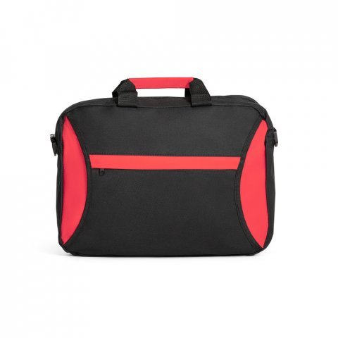 SEOUL. 600D polyester kongressmappe - R&oslash;d