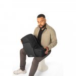 BELFAST. 2-u-1 ranac sa termo torbom koji se može koristiti zajedno ili odvojeno - Crna