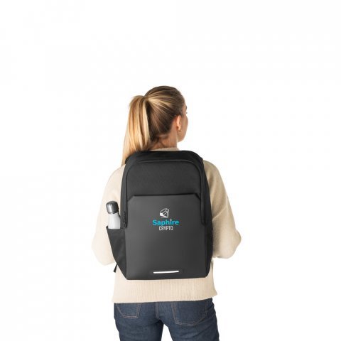 BELFAST. 2-u-1 ranac sa termo torbom koji se može koristiti zajedno ili odvojeno - Crna