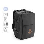 DALLAS. High-density recycled 600D polyester travel backpack for 17.3" laptop