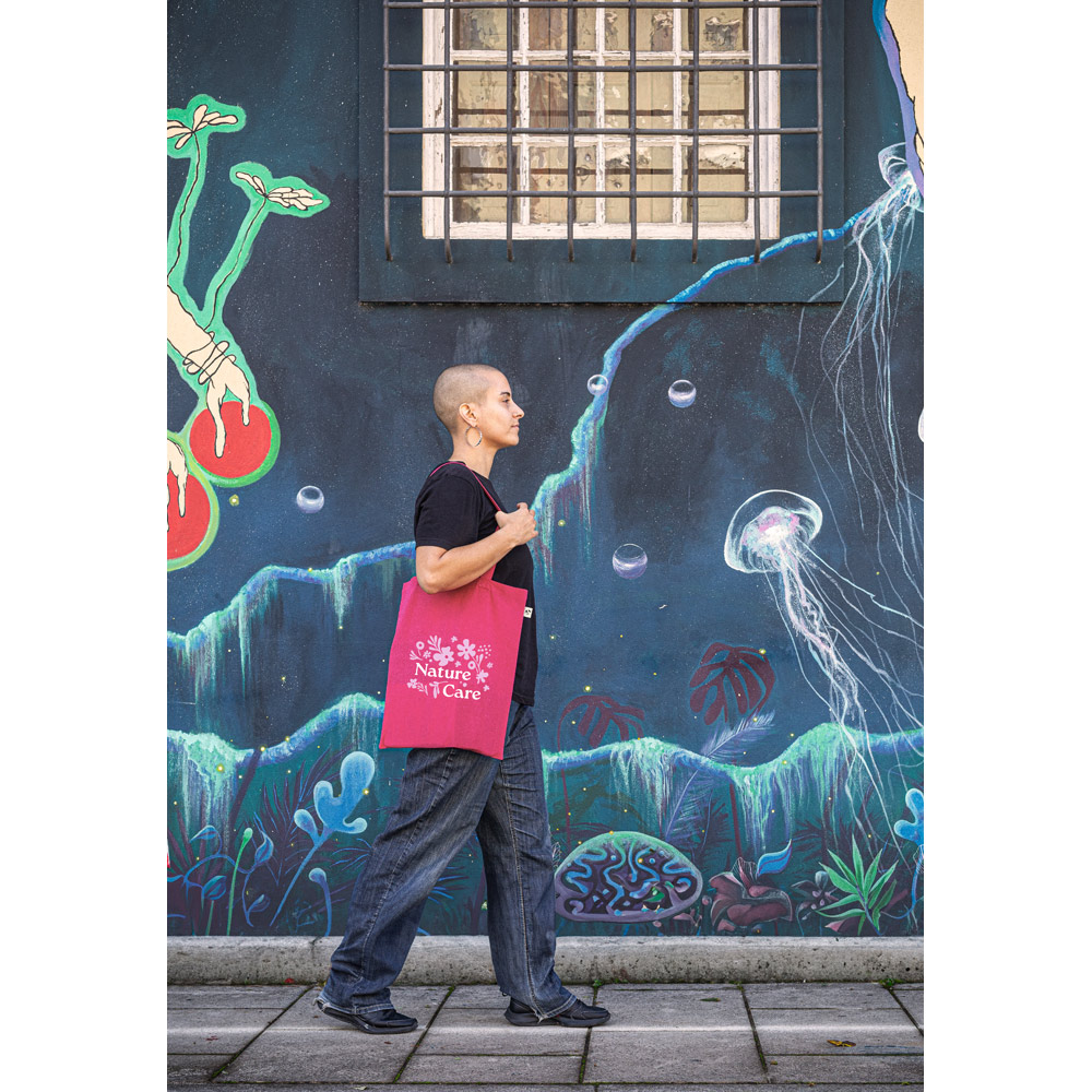 MEXICO. Borsa in cotone riciclato (70%) e poliestere (30% rPET) (150 g/m²)