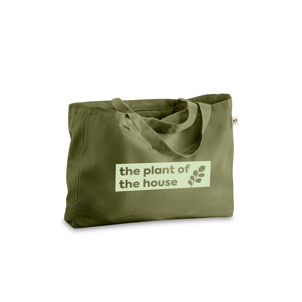 CAMDEN. Borsa in cotone (50%), cotone riciclato (30%) e poliestere (20% rPET) (280 g/m²)