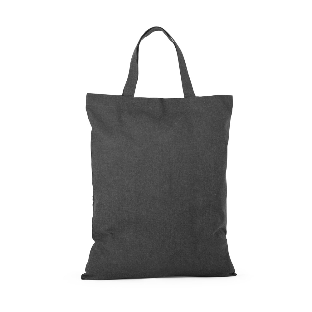 SIENA. Borsa pieghevole in cotone (50%), cotone riciclato (30%) e poliestere (20% rPET) (140 g/m²)